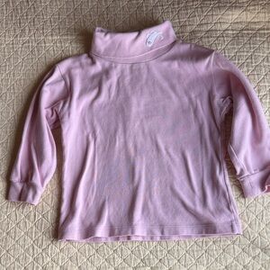 Pink Kids Turtleneck Shirt
